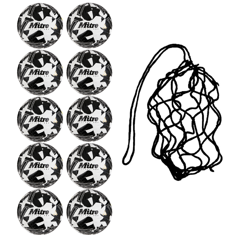 Net of 10 Mitre Ultimax One Pro Match Balls